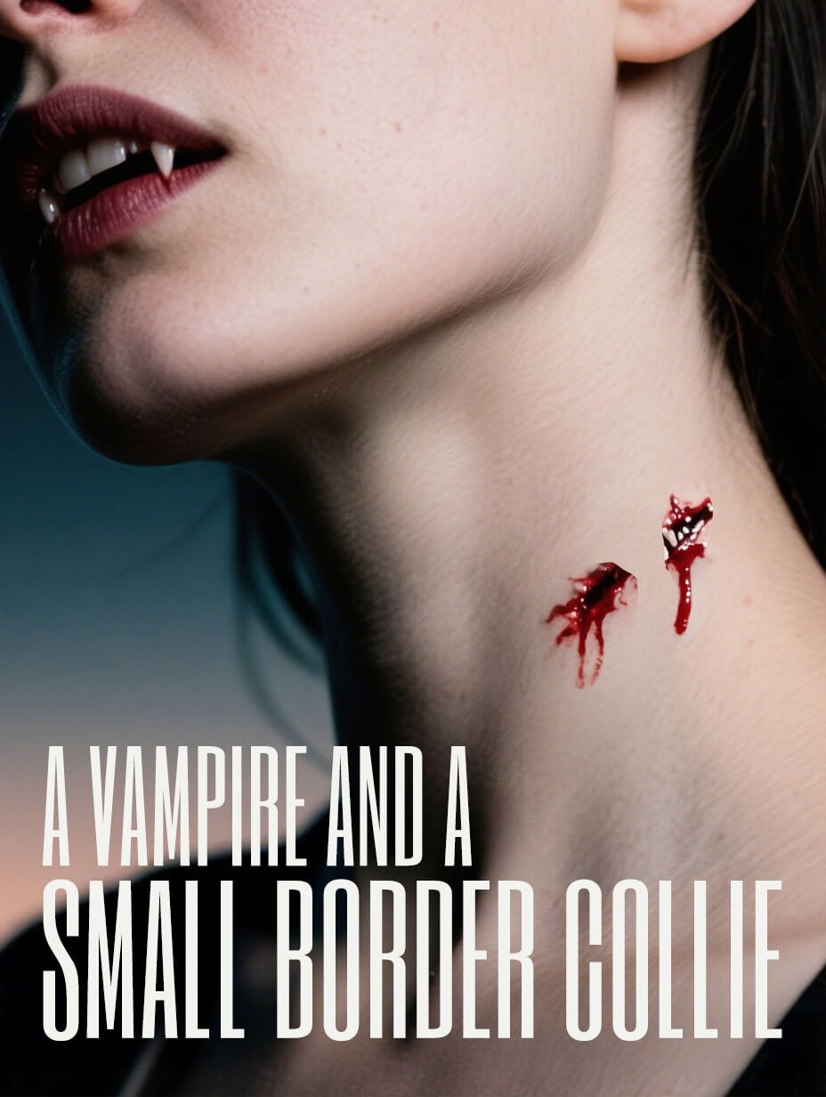 A Vampire and a Small Border Collie